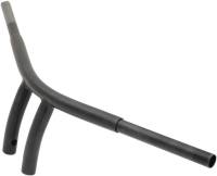 Drag Specialties - Drag Specialties 1-1/4in. Buffalo Radius T-Bar - 6in. - Flat Black - 0601-4282 - Image 2