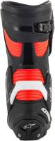 Alpinestars - Alpinestars SMX Plus Non-Vented Boots - 2221019-1231-44 - Black/White/Red Fluorescent - 9.5 - Image 2