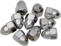 Drag Specialties - Drag Specialties Chrome Acorn Nuts - 1/4in.-28 - MPB104 - Image 1