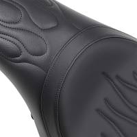 Drag Specialties - Drag Specialties Predator Seat - Black Flame Stitch - 0804-0399 - Image 3