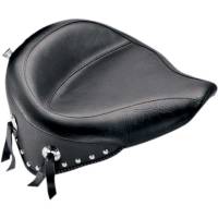 Mustang - Mustang Vintage Wide Solo Seat - Chrome Studded - 75506 - Image 1