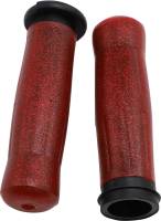 Avon Grips - Avon Grips Old School Grip - H-D with Throttle Slide - Sparkle Red - OLD-69-SRED-FLY - Image 2