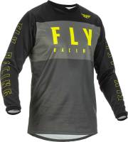 Fly Racing - Fly Racing F-16 Youth Jersey - 375-922YL - Gray/Black/Hi-Viz - Large - Image 1
