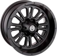 Moose Utility - Moose Utility 399X Wheel - 12x7 - 4+3 Offset - 4/110 - Black - 0230-0917 - Image 1