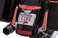 Ciro - Ciro Tail Light and License Plate Mount - Chrome with Clear Smoked Lens - 40053 - Image 2