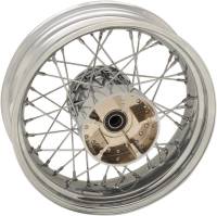 Drag Specialties - Drag Specialties Laced 40 Spoke Rear Wheel - 16x5 - Chrome - 0204-0517 - Image 2