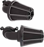 Arlen Ness - Arlen Ness Monster Sucker Air Cleaner Kit with Cover - Beveled - Black - 81-036 - Image 4