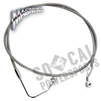 Magnum - Magnum Clear Coated XR Stainless Upper Front Brakeline Kit - 68in. Total Length - SSC1404-68 - Image 1