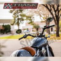 Trask Performance - Trask Performance 1-1/4in. V-Line Handlebar - Black Powdercoat - TM-2025BK - Image 2