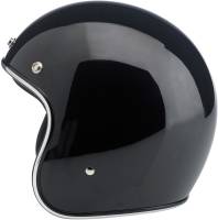 Biltwell Inc. - Biltwell Inc. Bonanza Solid Helmet - 1001-101-201 - Gloss Black - X-Small - Image 4
