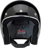 Biltwell Inc. - Biltwell Inc. Bonanza Solid Helmet - 1001-101-201 - Gloss Black - X-Small - Image 5