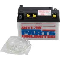 Parts Unlimited - Parts Unlimited 6V Conventional Battery - 6N11-2D - Image 1