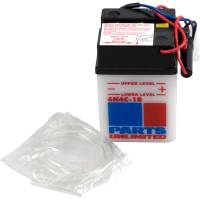 Parts Unlimited - Parts Unlimited 6V Conventional Battery - 6N4C-1B - Image 1