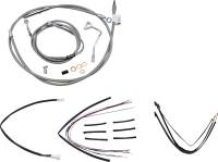 Burly Brand - Burly Brand Handlebar Cable/Line Install Kit - Stainless Steel - B30-1159 - Image 1