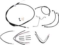 Burly Brand - Burly Brand Handlebar Cable/Line Install Kit - Black - B30-1171 - Image 1