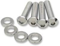 Drag Specialties - Drag Specialties Shock Mount Kit for XL Models - Chrome - 2401-0942 - Image 1