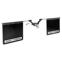 ROCK TAMERS - ROCK TAMERS 2.5" Hub Mudflap System - Matte Black/Stainless - Image 1