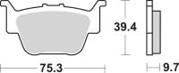 SBS - SBS SI Sintered Brake Pads - 813SI - Image 2