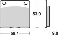 SBS - SBS HF Ceramic Brake Pads - 512HF - Image 2