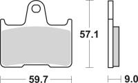 SBS - SBS LS Sintered Brake Pads - 765LS - Image 2