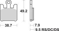 SBS - SBS HS Sintered Brake Pads - 788HS - Image 2