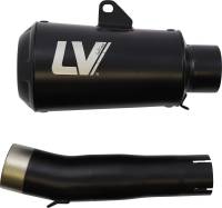 Leo Vince - Leo Vince LV-10 Slip-On - Black Stainless Muffler - 15215FBU - Image 2