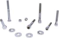 Drag Specialties - Drag Specialties Motor Mount Chrome Socket-Head Bolt Set - Knurled - MK267 - Image 1