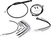 Burly Brand - Burly Brand Handlebar Cable/Line Install Kits - Black - B30-1259 - Image 1