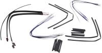 Burly Brand - Burly Brand Extended Cable/Brake Line Kit for 14in. Ape Handlebars - Black Vinyl - B30-1122 - Image 3
