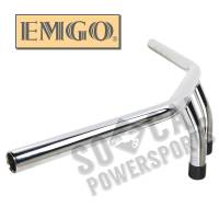 Emgo - Emgo 1in. Drag Bar - 6in. - Chrome - 07-93411 - Image 2