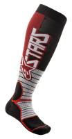 Alpinestars - Alpinestars MX Pro Socks - 4701520-301-L - Burgundy/Black - Large - Image 1