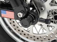 Drag Specialties - Drag Specialties Billet Rear Axle Caps - 1in. - Black - 0214-0833 - Image 3