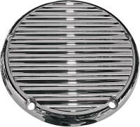 Joker Machine - Joker Machine Billet Derby Cover - Finned Chrome - 06-99FN - Image 1
