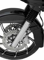 Arlen Ness - Arlen Ness Hot Legs Dual Disc Fork Leg Set - Deep Cut - Chrome - 40-502 - Image 2