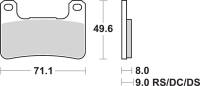 SBS - SBS DC Dual Carbon Brake Pads - 806DC - Image 2