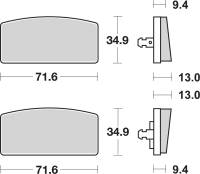SBS - SBS HF Ceramic Brake Pads - 520HF - Image 2