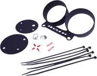Drag Specialties - Drag Specialties Gauge Bracket - Dual - Wrinkle Black - 2210-0545 - Image 1