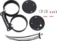 Drag Specialties - Drag Specialties Gauge Bracket - Dual - Wrinkle Black - 2210-0545 - Image 2