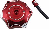 Moose Racing - Moose Racing Colored Gas Caps - Aluminum - Red - T03-1132R - Image 1