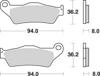 SBS - SBS LS Sintered Brake Pads - 671LS - Image 2