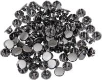 Drag Specialties - Drag Specialties Chrome Steel End Plugs for Allen-Head Bolt (100pk) - 1/4in. - MPB411 - Image 1