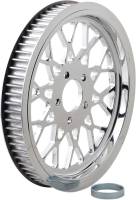Belt Drives Ltd - Belt Drives Ltd Polished 1 1/2in. Rear Belt Pulley - Mesh - 70T - RPMS-70 - Image 1