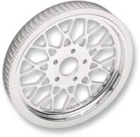 Belt Drives Ltd - Belt Drives Ltd Polished 1 1/2in. Rear Belt Pulley - Mesh - 70T - RPMS-70 - Image 2