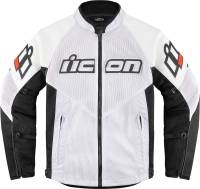 Icon - Icon Mesh AF Leather Jacket - 2810-3902 - White - Small - Image 1