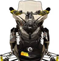 Powermadd - Powermadd Cobra Windshield - Mid - 20in. - Black - 13630 - Image 1