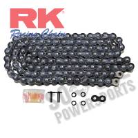 RK - RK 525 Max-X Chain - 120 Links - Black/Chrome - 525MAXX-120-BC - Image 1