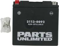 Parts Unlimited - Parts Unlimited AGM Factory Activated Maintenance-Free Battery - CT14B-4 - Image 3