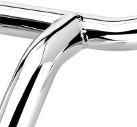 Biltwell Inc. - Biltwell Inc. 1in. Tyson XL Pullback 14in. Handlebar - Chrome - 6264-1053 - Image 3