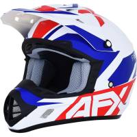 AFX - AFX FX-17 Graphics Helmet - 0110-6479 - Red/White/Blue - Small - Image 1