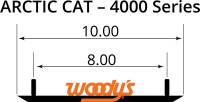 Woodys - Woodys SnoCross/Trail Flat-Top Wear Bars for Mini-Sled - 4in. Turning Carbide - SXA-4000 - Image 2